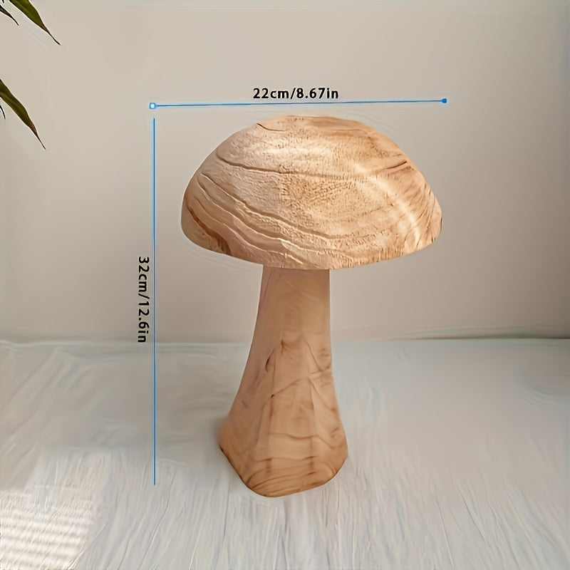 Seta decorativa de madera natural