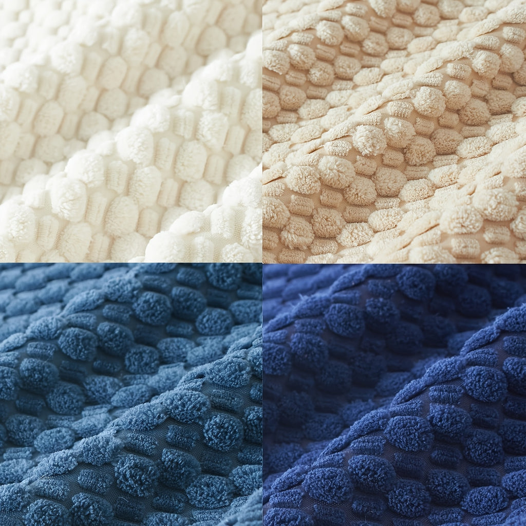 Set de 4 fundas de cojín de pana