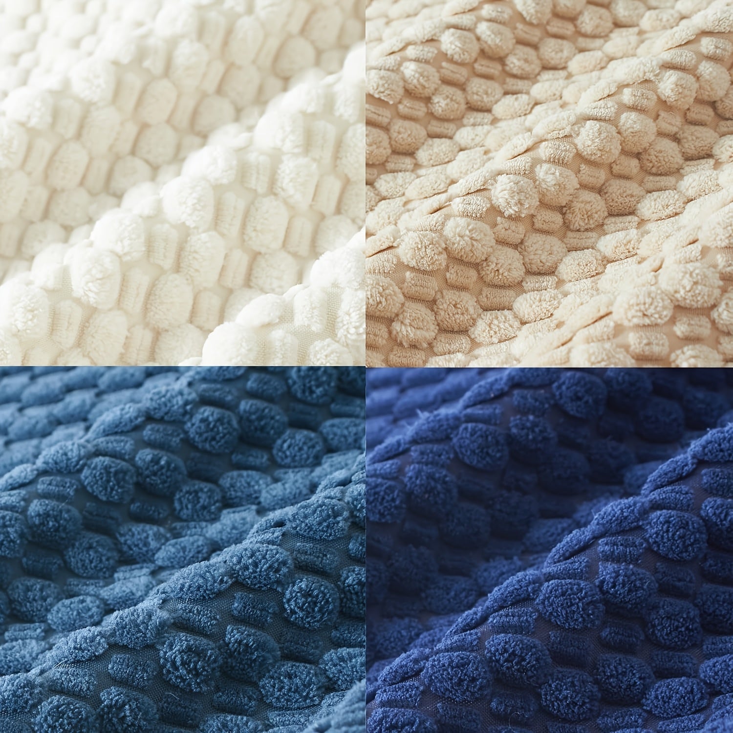 Set de 4 fundas de cojín de pana